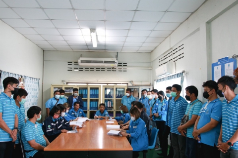 ไฟล์แนบ กปภ.สาขาธัญบุรี ให้การต้อนรับคณะศึกษาดูงานจาก กปภ.สาขาสิงห์บุรี และ กปภ.สาขาวิเศษชัยชาญ ณ สถานีผลิตจ่ายน้ำธัญบุรี (โรงกรองคลอง 13) อ.ธัญบุรี จ.ปทุมธานี