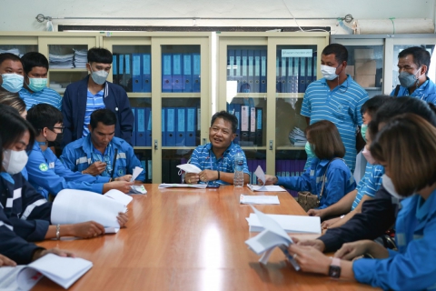 ไฟล์แนบ กปภ.สาขาธัญบุรี ให้การต้อนรับคณะศึกษาดูงานจาก กปภ.สาขาสิงห์บุรี และ กปภ.สาขาวิเศษชัยชาญ ณ สถานีผลิตจ่ายน้ำธัญบุรี (โรงกรองคลอง 13) อ.ธัญบุรี จ.ปทุมธานี