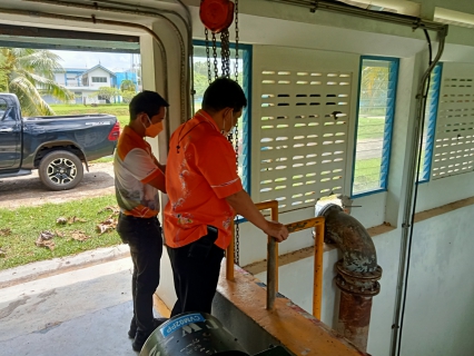 ไฟล์แนบ วันพฤหัสบดีที่ 1 กันยายน 2565 กปภ.สาขากาญจนดิษฐ์ โดยนายสุรพงศ์ สมหวัง ผู้จัดการ กปภ.สาขากาญจนดิษฐ์ เข้าตรวจเยี่ยมพนักงานเข้าเวรผลิตน้ำ ณ หน่วยบริการบ้านใน และหน่วยบริการดอนสัก เพื่อสอบถามปัญหา อุปสรรค และเป็นกำลังใจให้พนักงานที่ปฎิบัตหน้าที่ ณ หน่วยบริการเพื่อนำปัญหาอุปสรรคมาเป็นแนวทางปรับปรุง แก้ไข และพัฒนา อย่างต่อเนื่อง  