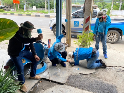 ไฟล์แนบ กปภ.สาขากาญจนบุรี ทำการค้นหาท่อแตกรั่ว 