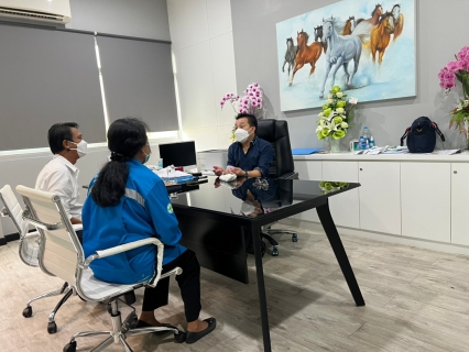 ไฟล์แนบ กปภ.สาขากาญจนบุรี ออกติดตามหนี้ค้างชำระค่าน้ำประปาของส่วนราชการ 