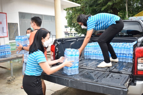 ไฟล์แนบ กปภ.สาขาอุบลราชธานี มอบน้ำดื่มให้แก่ประชาชนผู้ประสบอุทกภัย  ณ ศูนย์พักพิงชั่วคราว วัดสุปัฏนารามวรวิหาร