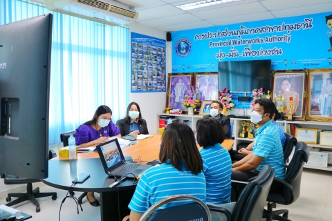 ไฟล์แนบ กปภ.สาขาปทุมธานี รับการตรวจประเมินผลการดำเนินงานโครงการโรงงานสีขาว ประจำปี 2565 จากสำนักงานสวัสดิการและคุ้มครองแรงงาน จังหวัดปทุมธานี