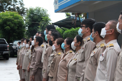 ไฟล์แนบ กปภ.ข.6 ร่วมเข้าแถวเคารพธงชาติ เนื่องในวันพระราชทานธงชาติไทย ประจำปี 2565