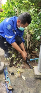 ไฟล์แนบ "บริการดี ไม่มีค่าแรง " Mr.ทันใจ กปภ.สาขากำแพงเพชร ตรวจสอบประปารั่ว