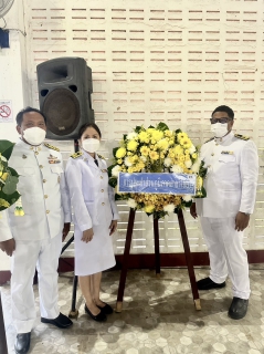 ไฟล์แนบ การประปาส่วนภูมิภาคสาขาไชยา เข้าร่วมพิธีทำบุญตักบาตรถวายเป็นพระราชกุศล และพิธีวางพวงมาลา