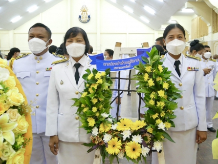 ไฟล์แนบ กปภ.สาขาคลองท่อมเข้าร่วมกิจกรรมน้อมรำลึกเนื่องในวันคล้ายวันสวรรคต พระบาทสมเด็จพระบรมชนกาธิเบศร มหาภูมิพลอดุลยเดชมหาราช บรมนาถบพิตร โดยได้เข้าร่วมพิธีวางพวงมาลา ณ โรงเรียนกาญจนาภิเษกวิทยาลัย กระบี่ 