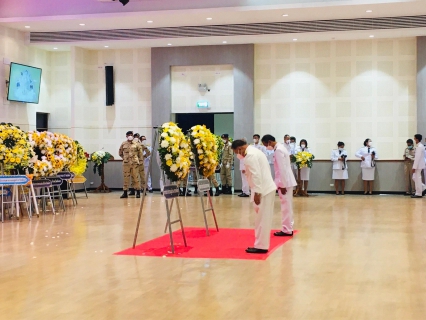 ไฟล์แนบ การประปาส่วนภูมิภาคสาขาพังงา ร่วมพิธีวางพวงมาลา  เนื่องในวันคล้ายวันสวรรคต พระบาทสมเด็จพระบรมชนกาธิเบศร มหาภูมิพลอดุลยเดชมหาราช บรมนาถบพิตร วันที่ 13 ตุลาคม 2565