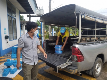ไฟล์แนบ การประปาส่วนภูมิภาคสาขาท่าแซะ สนับสนุนน้ำดื่มบรรจุขวดตราสัญลักษณ์กปภ. เพื่อใช้ในกิจกรรมสาธารณประโยชน์
