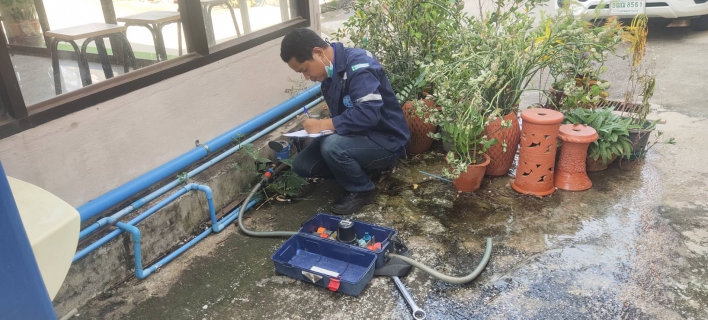 ไฟล์แนบ กปภ.สาขากำแพงเพชร ส่งพนักงานตรวจวัดความเที่ยงตรงของมาตรวัดน้ำ พบ อยู่ในเกณฑ์มาตรฐานที่ กปภ.กำหนด   