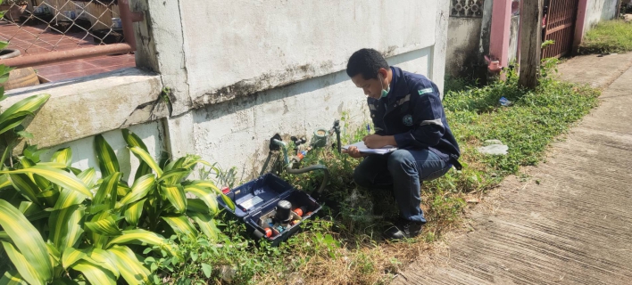 ไฟล์แนบ กปภ.สาขากำแพงเพชร ส่งพนักงานตรวจวัดความเที่ยงตรงของมาตรวัดน้ำ พบ อยู่ในเกณฑ์มาตรฐานที่ กปภ.กำหนด   