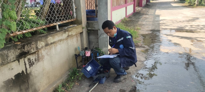 ไฟล์แนบ กปภ.สาขากำแพงเพชร ส่งพนักงานตรวจวัดความเที่ยงตรงของมาตรวัดน้ำ พบ อยู่ในเกณฑ์มาตรฐานที่ กปภ.กำหนด   