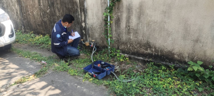 ไฟล์แนบ กปภ.สาขากำแพงเพชร ส่งพนักงานตรวจวัดความเที่ยงตรงของมาตรวัดน้ำ พบ อยู่ในเกณฑ์มาตรฐานที่ กปภ.กำหนด   