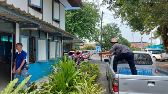 ไฟล์แนบ สนับสนุนน้ำดื่ม ให้ สนง.สาธารณสุขจังหวัดมหาสารคาม