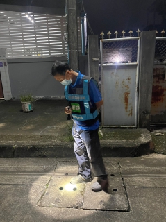 ไฟล์แนบ การประปาส่วนภูมิภาคสาขาชุมพร ดำเนินกิจกรรม ลงพื้นที่สำรวจหาน้ำสูญเสีย ณ ตำบลบางหมาก อำเภอเมือง จังหวัดชุมพร และดำเนินกิจกรรม On the job training