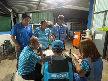 ไฟล์แนบ การประปาส่วนภูมิภาคสาขาชุมพร ดำเนินกิจกรรม ลงพื้นที่สำรวจหาน้ำสูญเสีย ณ ตำบลบางหมาก อำเภอเมือง จังหวัดชุมพร และดำเนินกิจกรรม On the job training