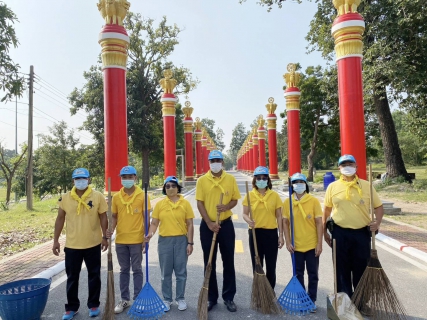 ไฟล์แนบ กปภ.สาขาท่ามะกา เข้าร่วมกิจกรรมจิตอาสาพัฒนาวัดพระแท่นดงรังวรวิหาร หมู่ที่ 10 ตำบลพระแท่น อำเภอท่ามะกา จังหวัดกาญจนบุรี วันจันทร์ที่ 31 ตุลาคม 2565
