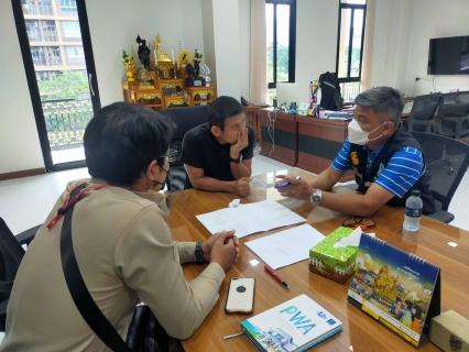 ไฟล์แนบ กปภ.สาขาภูเก็ต เข้าพบท่านนายกเทศมนตรีเมืองกะทู้ เพื่อปรึกษาแนวทางการออกแบบวางท่อส่งน้ำ