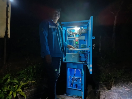 ไฟล์แนบ กปภ.สาขาคลองท่อม ลงพื้นที่ทำ Step Test สำรวจหาท่อแตกรั่ว บริเวณพื้นที่ ตำบลลำทับ อำเภอลำทับ จังหวัดกระบี่ 