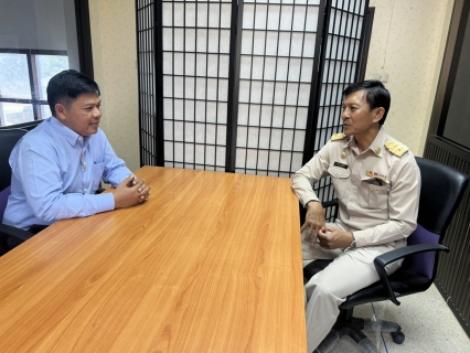 ไฟล์แนบ ผู้จัดการการประปาส่วนภูมิภาคสาขาท่าแซะ เข้าพบ นายชลิต ชุมเกษียร นายกเทศมนตรีเทศบาลตำบลชุมโค เพื่อเข้ารายงานตัวเนื่องในโอกาสรับตำแหน่งใหม่