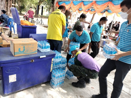 ไฟล์แนบ การประปาส่วนภูมิภาคสาขาวิเศษชัยชาญ มอบน้ำดื่มบรรจุขวดตราสัญลักษณ์ กปภ. เพื่อสนับสนุนให้บริการประชาชนและผู้มาร่วมงานเทศกาลวันลอยกระทง