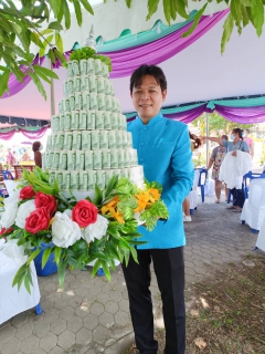 ไฟล์แนบ การประปาส่วนภูมิภาคสาขาปากน้ำประแสร์ ร่วมงานสืบสานประเพณีทอดผ้าป่ากลางน้ำ