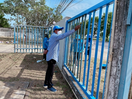 ไฟล์แนบ การประปาส่วนภูมิภาคสาขากุยบุรี ดำเนินกิจกรรม 5ส ร่วมมือกันทำความสะอาด-ปรับปรุงภูมิทัศน์สถานีจ่ายน้ำ 