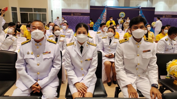 ไฟล์แนบ กปภ.สาขาพังงา ร่วมพิธีถวายราชสักการะวางพานพุ่มดอกไม้สด เนื่องในพระบิดาแห่งฝนหลวงประจำปี 2565