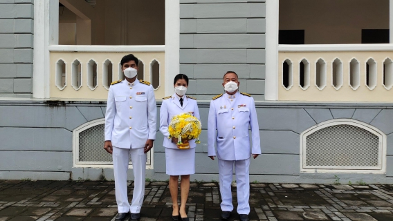 ไฟล์แนบ กปภ.สาขาพังงา ร่วมพิธีถวายราชสักการะวางพานพุ่มดอกไม้สด เนื่องในพระบิดาแห่งฝนหลวงประจำปี 2565