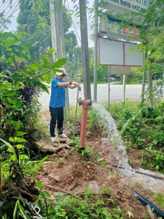 ไฟล์แนบ กปภ.สาขาพังงา ลงพื้นที่ระบายตะกอนในเส้นท่อ 