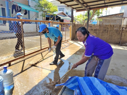 ไฟล์แนบ การประปาส่วนภูมิภาค (กปภ.) สาขาอุบลราชธานี ร่วมโครงการ ๕ส. ทำความสะอาดหลังน้ำลด  ฟื้นฟูพื้นที่ประสบอุทกภัยจังหวัดอุบลราชธานี ณ วัดพระหฤทัย บ้านทัพไทย ตำบลแจระแม อำเภอเมือง