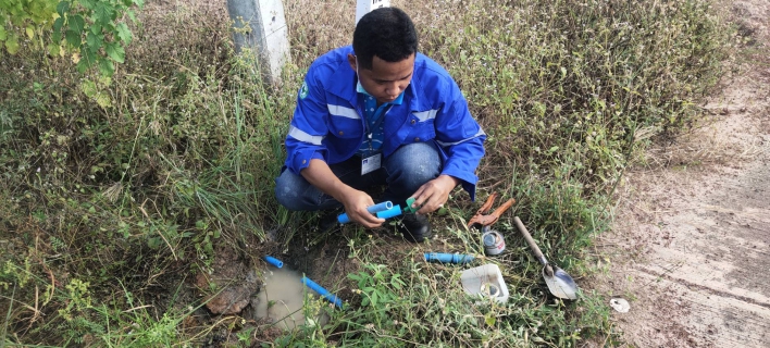 ไฟล์แนบ รองปู ปลื้ม!! ทีมงานประปากำแพงเพชร แก้ไขเร็ว ตรวจสอบไว ตอบโจทย์การให้บริการสู่ประชาชน