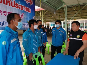 ไฟล์แนบ กปภ.สาขาพยุหะคีรี ร่วมโครงการ "อำเภอยิ้มเคลื่อนที่" ณ วัดเขาทอง