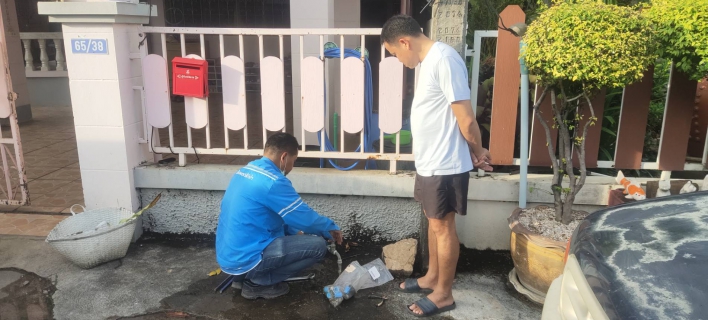 ไฟล์แนบ เติมความประทับใจให้ลูกค้า กปภ.สาขากำแพงเพชร ส่ง Mr.ทันใจ ตรวจสอบมาตรวัดน้ำรั่ว