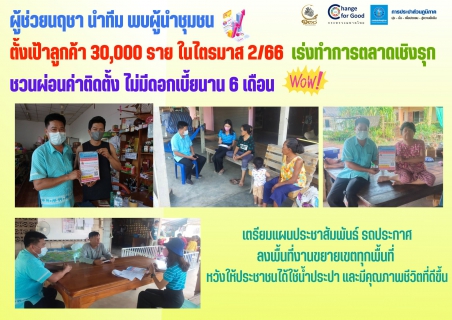 ไฟล์แนบ กปภ.สาขากำแพงเพชร เจาะพื้นที่งานขยายเขต เร่งเพิ่มยอดลูกค้า แถมโปรโมชั่น ! สุดปัง ผ่อนชำระค่าติดตั้ง ไม่มีดอกเบี้ยนาน 6 เดือน