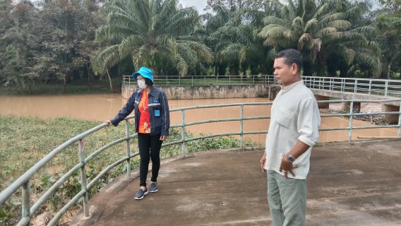 ไฟล์แนบ การประปาส่วนภูมิภาคสาขาคลองท่อมลงพื้นที่&#8203;ติดตามสถานการณ์น้ำ บริเวณคลองสินปุน หน่วยบริการลำทับ