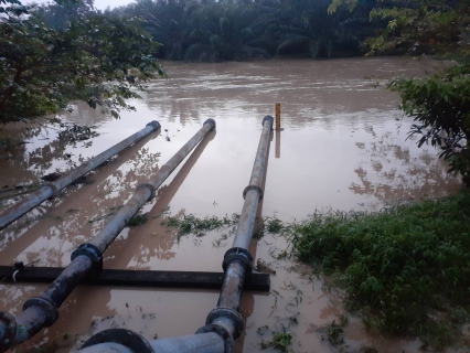 ไฟล์แนบ การประปาส่วนภูมิภาคสาขาคลองท่อมลงพื้นที่ติดตามสถานการณ์น้ำ บริเวณคลองสินปุน หน่วยบริการลำทับ 
