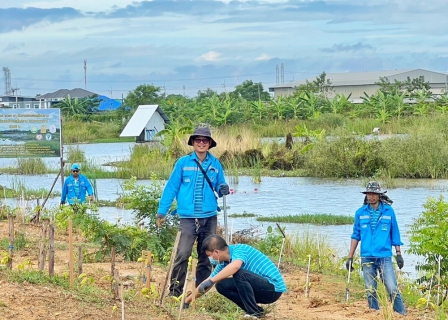 ไฟล์แนบ กปภ.สาขาปทุมธานี ดำเนินกิจกรรม โครงการ โคก หนอง นา สัปปายะและรมณียสถาน สถานปฏิบัติธรรมสมเด็จพระสังฆราช (อมพรมหาเถร) ของสำนักงานทรัพยากรธรรมชาติและสิ่งแวดล้อมจังหวัดปทุมธานี