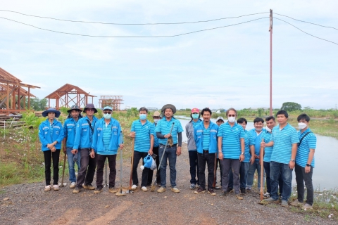 ไฟล์แนบ กปภ.สาขารังสิต(พ) ร่วมโครงการ โคก หนอง นา สัปปายะและรมณียสถาน สถานปฏิบัติธรรมสมเด็จพระสังฆราช (อมพรมหาเถร) ของสำนักงานทรัพยากรธรรมชาติและสิ่งแวดล้อมจังหวัดปทุมธานี