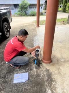 ไฟล์แนบ การประปาส่วนภูมิภาคสาขาท่าแซะ ลงพื้นที่ตรวจสอบมาตร ๐ คิว ในเขตพื้นที่สถานีผลิตน้ำแม่ข่ายท่าแซะ อ.ท่าแซะ จ.ชุมพร