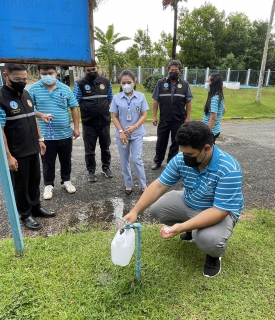 ไฟล์แนบ กปภ.สาขาขลุง และงานควบคุมคุณภาพน้ำ 2 กปภ.เขต 1 ร่วมกับสำนักงานสาธารณสุขอำเภอขลุง ลงพื้นที่ตรวจสอบคุณภาพน้ำ หาเชื้อโคลิฟอร์มแบคทีเรีย ป้องกันการแพร่ระบาดของเชื้อโนโรไวรัส (Norovirus) และสร้างความเชื่อมั่นในคุณภาพน้ำประปา (water is Life) 