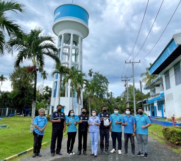 ไฟล์แนบ กปภ.สาขาขลุง และงานควบคุมคุณภาพน้ำ 2 กปภ.เขต 1 ร่วมกับสำนักงานสาธารณสุขอำเภอขลุง ลงพื้นที่ตรวจสอบคุณภาพน้ำ หาเชื้อโคลิฟอร์มแบคทีเรีย ป้องกันการแพร่ระบาดของเชื้อโนโรไวรัส (Norovirus) และสร้างความเชื่อมั่นในคุณภาพน้ำประปา (water is Life) 