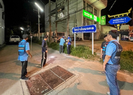 ไฟล์แนบ การประปาส่วนภูมิภาคสาขากระนวน ทำการออกสำรวจหาท่อแตก-รั่ว โดยวิธีการเดินสำรวจ (Passive Control)