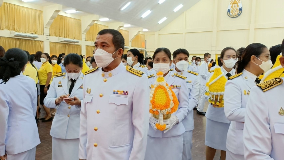 ไฟล์แนบ กปภ.สาขาคลองท่อม เข้าร่วมกิจกรรมเนื่องในวันคล้ายวันพระบรมราชสมภพพระบาทสมเด็จพระบรมชนกาธิเบศร มหาภูมิพลอดุลยเดชมหาราช บรมนาถบพิตร วันชาติ และวันพ่อแห่งชาติ 5 ธันวาคม 2565 โดยในเวลา 8.20 น.ได้เข้าร่วมพิ