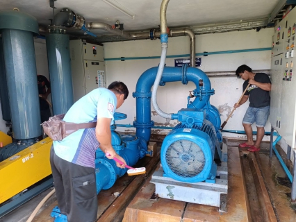 ไฟล์แนบ การประปาส่วนภูมิภาคสาขาตราดดำเนินการทำความสะอาดภายในระบบผลิต ณ สถานีผลิตน้ำบ่อไร่