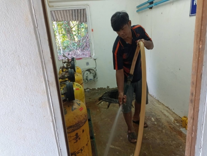 ไฟล์แนบ การประปาส่วนภูมิภาคสาขาตราดดำเนินการทำความสะอาดภายในระบบผลิต ณ สถานีผลิตน้ำบ่อไร่