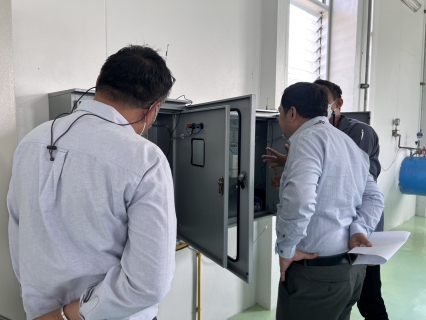 ไฟล์แนบ กปภ.สาขาสมุทรสงคราม คุมเข้มการจ่ายน้ำประปาอย่างใกล้ชิด ณ สถานีจ่ายน้ำแพรกหนามแดง มั่นใจพร้อมให้บริการน้ำประปาอย่างต่อเนื่อง 