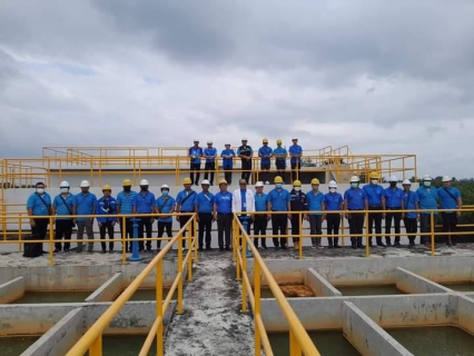 ไฟล์แนบ การประปาส่วนภูมิภาคสาขาอ่าวลึก ได้เข้าศึกษาดูงานและเยี่ยมชมระบบควบคุมและกระบวนการผลิตน้ำของการประปาส่วนภูมิภาคสาขาสุราษฎร์ธานี (ชั้นพิเศษ) ณ โรงกรองน้ำบ้านนาทราย ตำบลหนองไทร อำเภอพุนพิน จังหวัดสุราษฎร์ธานี