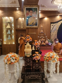 ไฟล์แนบ กปภ.สาขาธัญบุรี ร่วมพิธีเจริญพระพุทธมนต์ เพื่อถวายพระพรแด่สมเด็จพระเจ้าลูกเธอ เจ้าฟ้าพัชรกิติยาภา นเรนทิราเทพยวดี กรมหลวงราชสาริณีสิริพัชร มหาวัชรราชธิดา