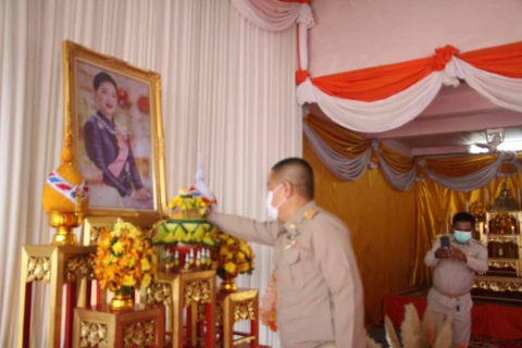 ไฟล์แนบ กปภ.สาขากาญจนดิษฐ์ เข้าร่วมพิธีเจริญพระพุทธมนต์และเจริญจิตตภาวนา เพื่อถวายพระพรแด่สมเด็จพระเจ้าลูกเธอ เจ้าฟ้าพัชรกิติยาภา นเรนทิราเทพยวดี กรมหลวงราชสาริณีสิริพัชร มหาวัชรราชธิดา